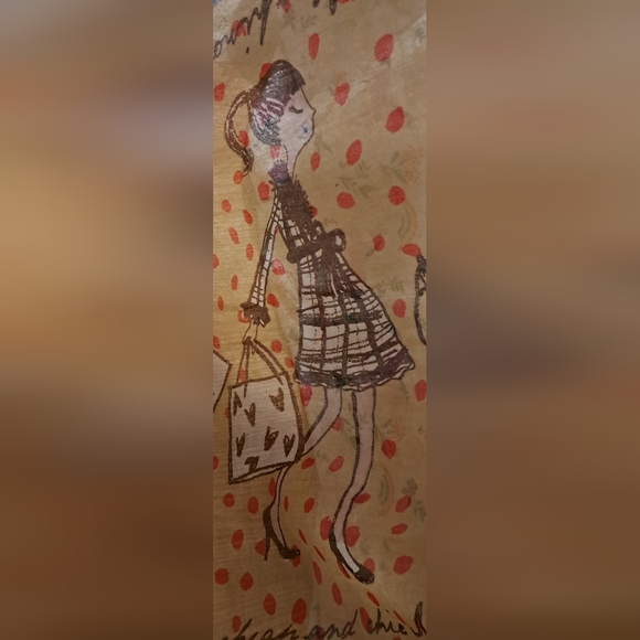 Vintage Moschino By Roffe Cheetah Leopard XL Casual Classy Graphic Scarf Wrap - Picture 4 of 10